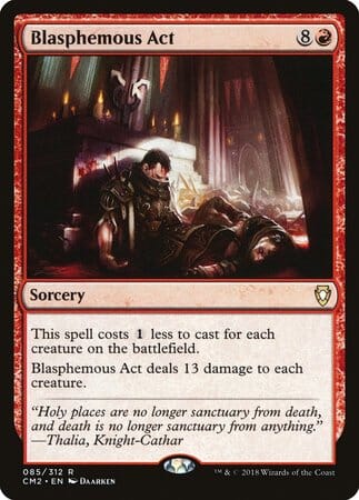 Blasphemous Act [Commander Anthology Volume II] MTG Single Magic: The Gathering  | Multizone: Comics And Games