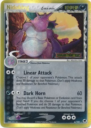 Nidoking (6/101) (Delta Species) (Stamped) [EX: Dragon Frontiers] Pokemon Single Pokémon  | Multizone: Comics And Games