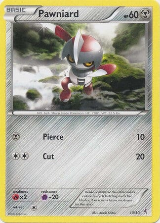 Pawniard (13/30) [XY: Trainer Kit 1 - Bisharp] Pokemon Single Pokémon  | Multizone: Comics And Games