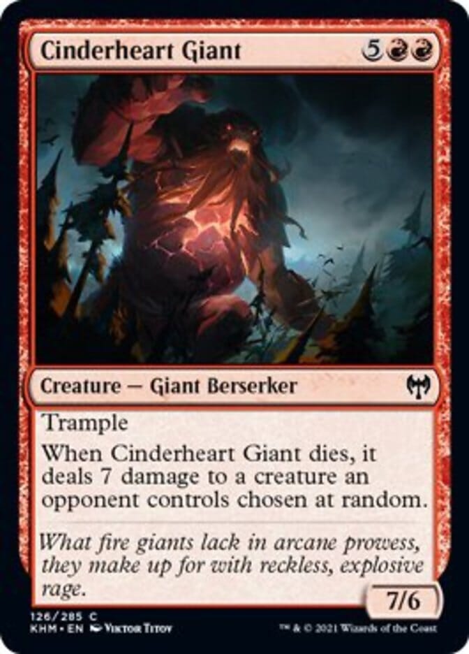 Cinderheart Giant [Kaldheim] MTG Single Magic: The Gathering  | Multizone: Comics And Games