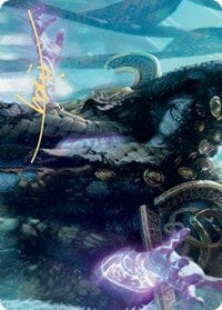Valki, God of Lies Art Card (Gold-Stamped Signature) [Kaldheim: Art Series] MTG Single Magic: The Gathering  | Multizone: Comics And Games