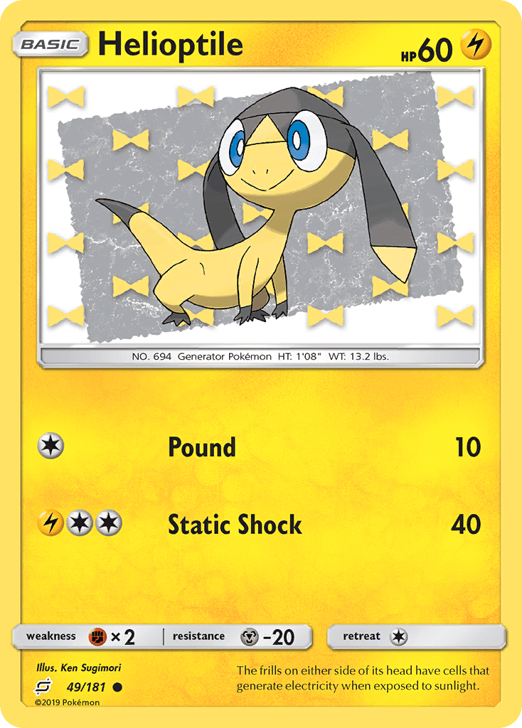 Helioptile (49/181) [Sun & Moon: Team Up] Pokemon Single Pokémon  | Multizone: Comics And Games
