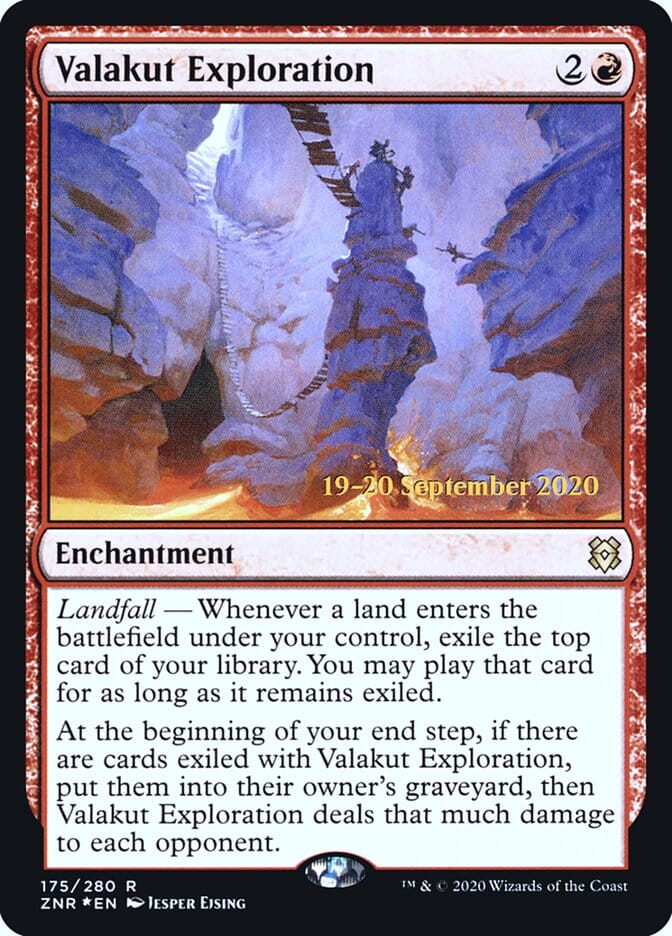 Valakut Exploration [Zendikar Rising Prerelease Promos] MTG Single Magic: The Gathering  | Multizone: Comics And Games