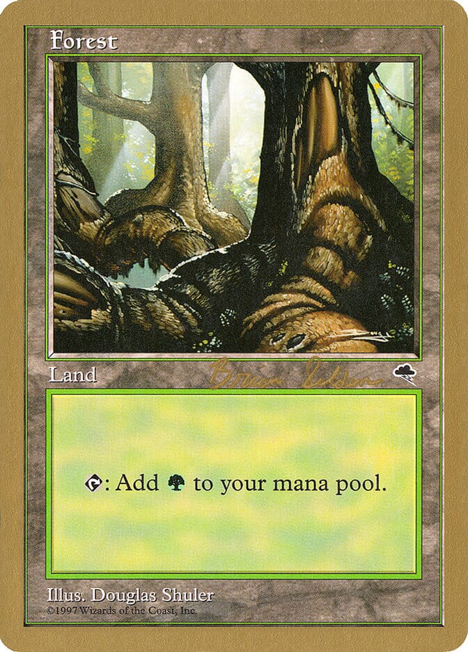 Forest (bs348) (Brian Selden) [World Championship Decks 1998] MTG Single Magic: The Gathering  | Multizone: Comics And Games