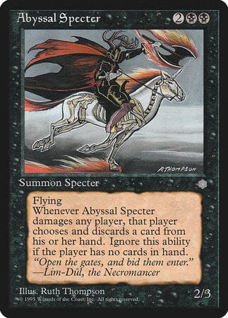 Abyssal Specter [Ice Age] MTG Single Magic: The Gathering  | Multizone: Comics And Games