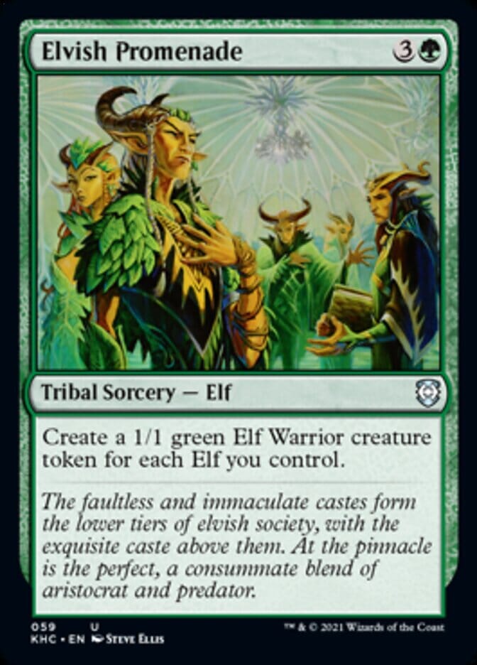 Elvish Promenade [Kaldheim Commander] MTG Single Magic: The Gathering  | Multizone: Comics And Games