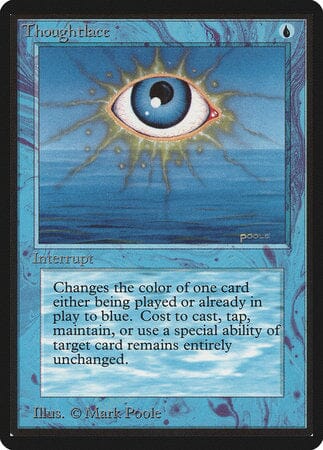 Thoughtlace [Limited Edition Beta] MTG Single Magic: The Gathering  | Multizone: Comics And Games