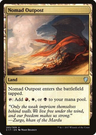 Nomad Outpost [Commander 2017] MTG Single Magic: The Gathering  | Multizone: Comics And Games