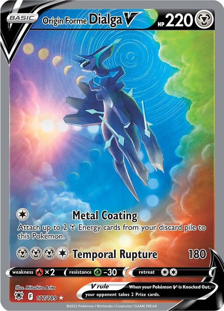 Origin Forme Dialga V (177/189) [Sword & Shield: Astral Radiance] Pokemon Single Pokémon  | Multizone: Comics And Games