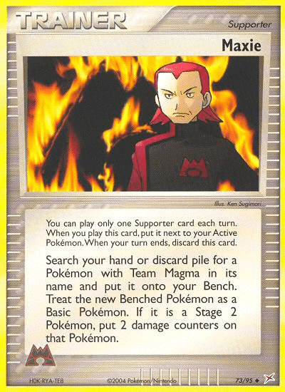Maxie (73/95) [EX: Team Magma vs Team Aqua] Pokemon Single Pokémon  | Multizone: Comics And Games