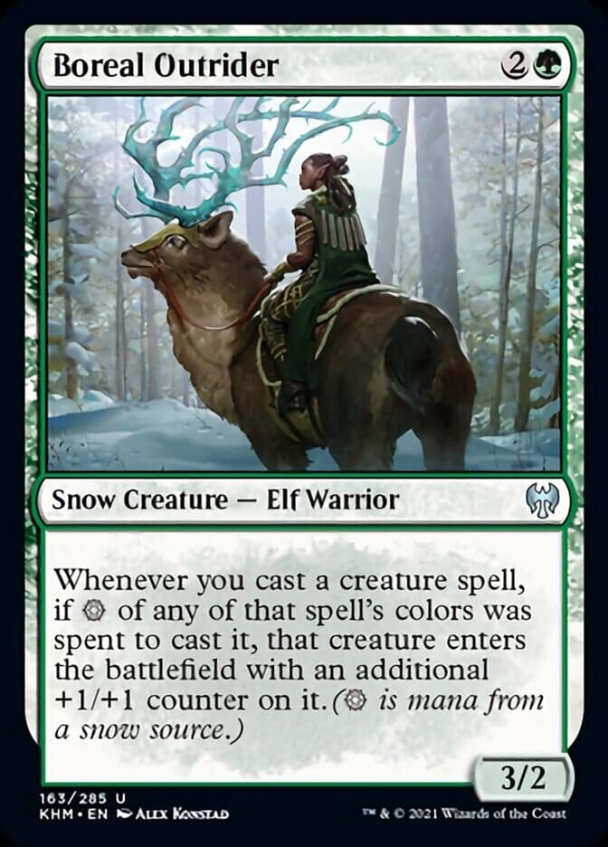 Boreal Outrider [Kaldheim] MTG Single Magic: The Gathering  | Multizone: Comics And Games