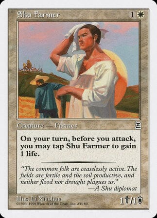 Shu Farmer [Portal Three Kingdoms] MTG Single Magic: The Gathering  | Multizone: Comics And Games