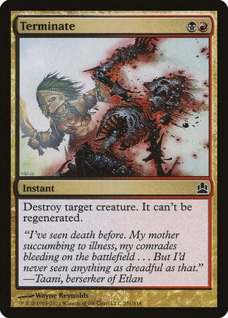 Terminate [Commander 2011] MTG Single Magic: The Gathering  | Multizone: Comics And Games
