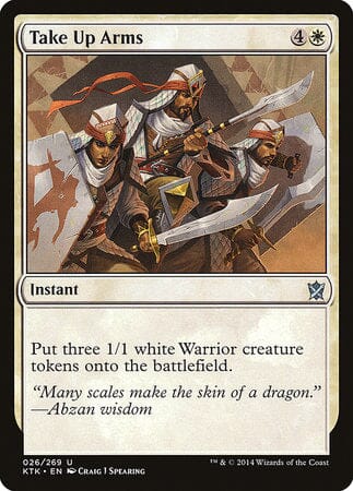 Take Up Arms [Khans of Tarkir] MTG Single Magic: The Gathering  | Multizone: Comics And Games