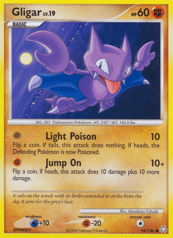 Gligar (94/146) [Diamond & Pearl: Legends Awakened] Pokemon Single Pokémon  | Multizone: Comics And Games