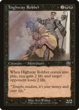 Highway Robber [Mercadian Masques] MTG Single Magic: The Gathering  | Multizone: Comics And Games