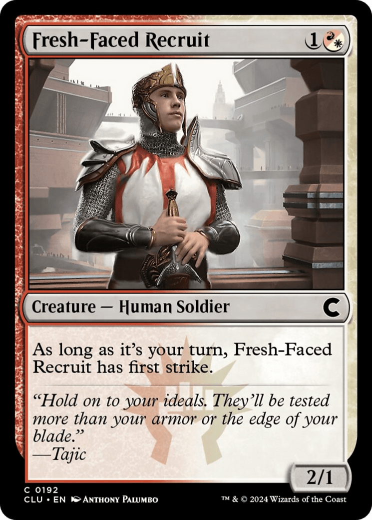 Fresh-Faced Recruit [Ravnica: Clue Edition] MTG Single Magic: The Gathering  | Multizone: Comics And Games