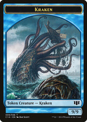 Kraken // Zombie (011/036) Double-sided Token [Commander 2014 Tokens] MTG Single Magic: The Gathering  | Multizone: Comics And Games