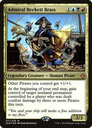 Admiral Beckett Brass [Ixalan Promos] MTG Single Magic: The Gathering  | Multizone: Comics And Games