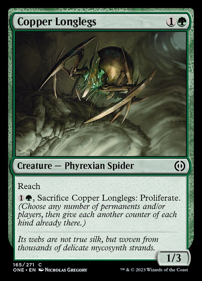 Copper Longlegs [Phyrexia: All Will Be One] MTG Single Magic: The Gathering  | Multizone: Comics And Games