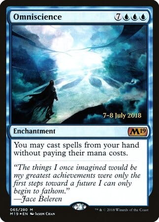 Omniscience [Core Set 2019 Promos] MTG Single Magic: The Gathering  | Multizone: Comics And Games