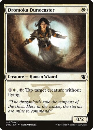 Dromoka Dunecaster [Dragons of Tarkir] MTG Single Magic: The Gathering  | Multizone: Comics And Games