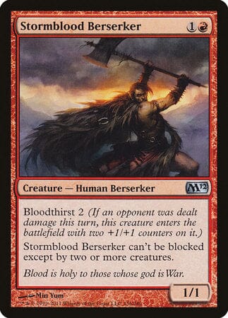 Stormblood Berserker [Magic 2012] MTG Single Magic: The Gathering  | Multizone: Comics And Games