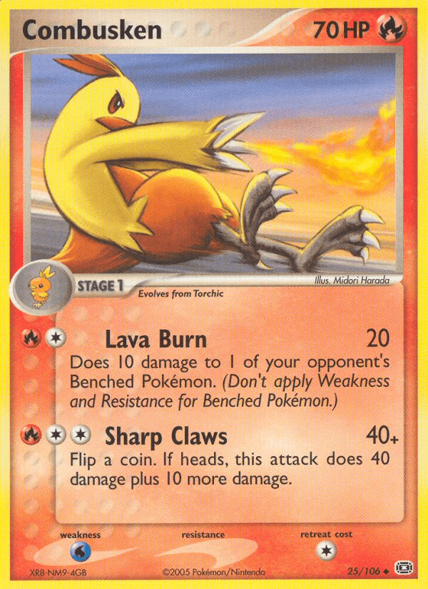 Combusken (25/106) [EX: Emerald] Pokemon Single Pokémon  | Multizone: Comics And Games