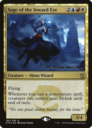 Sage of the Inward Eye [Khans of Tarkir Promos] MTG Single Magic: The Gathering  | Multizone: Comics And Games