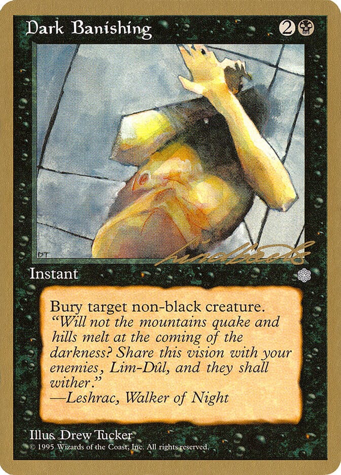 Dark Banishing (Leon Lindback) [Pro Tour Collector Set] MTG Single Magic: The Gathering  | Multizone: Comics And Games