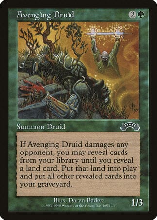 Avenging Druid [Exodus] MTG Single Magic: The Gathering  | Multizone: Comics And Games