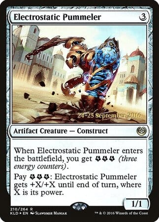 Electrostatic Pummeler [Kaladesh Promos] MTG Single Magic: The Gathering  | Multizone: Comics And Games