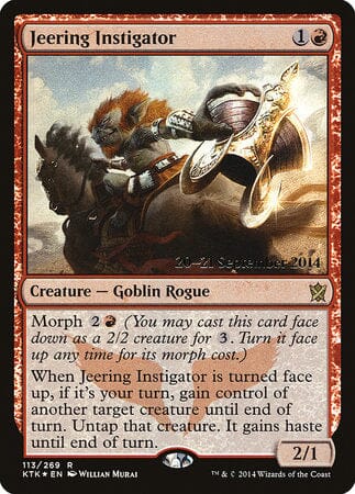 Jeering Instigator [Khans of Tarkir Promos] MTG Single Magic: The Gathering  | Multizone: Comics And Games