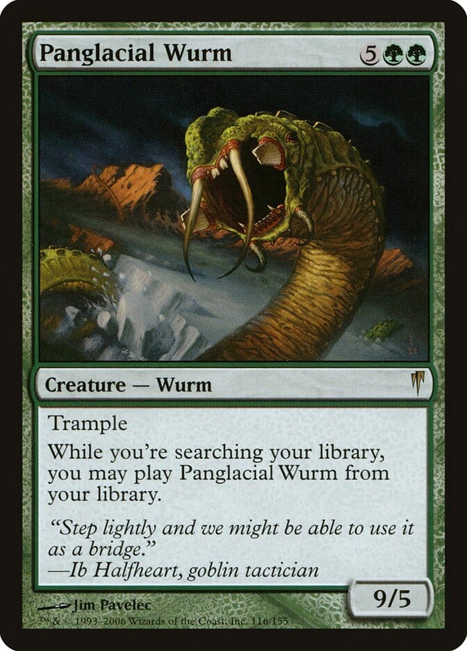 Panglacial Wurm [Coldsnap] MTG Single Magic: The Gathering  | Multizone: Comics And Games