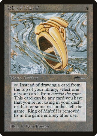 Ring of Ma'ruf [Arabian Nights] MTG Single Magic: The Gathering  | Multizone: Comics And Games