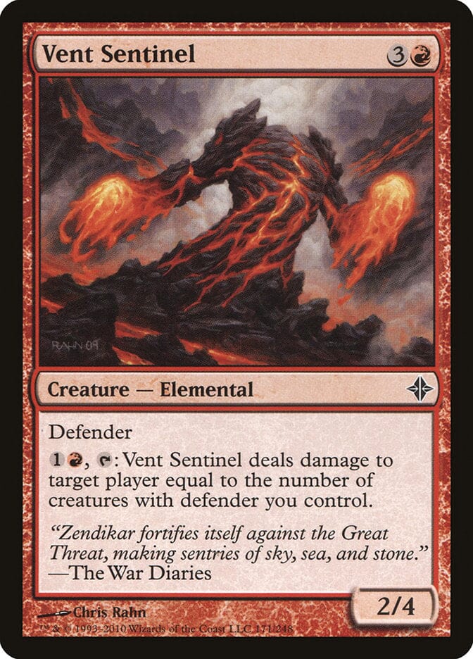 Vent Sentinel [Rise of the Eldrazi] MTG Single Magic: The Gathering  | Multizone: Comics And Games