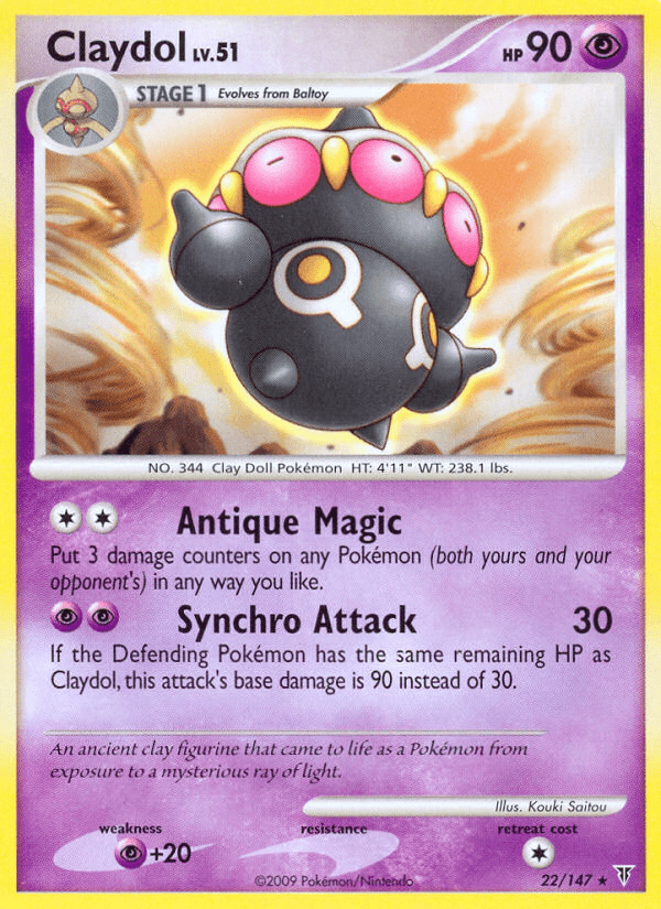 Claydol (22/147) [Platinum: Supreme Victors] Pokemon Single Pokémon  | Multizone: Comics And Games
