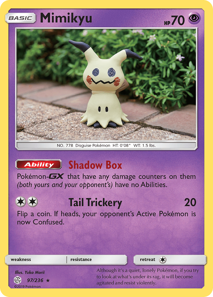 Mimikyu (97/236) [Sun & Moon: Cosmic Eclipse] Pokemon Single Pokémon  | Multizone: Comics And Games