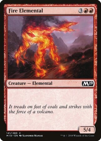 Fire Elemental [Core Set 2019] MTG Single Magic: The Gathering  | Multizone: Comics And Games