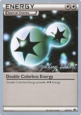 Double Colorless Energy (92/99) (CMT - Zachary Bokhari) [World Championships 2012] Pokemon Single Pokémon  | Multizone: Comics And Games