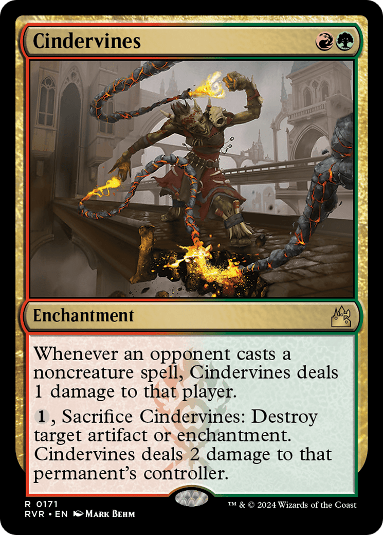 Cindervines [Ravnica Remastered] MTG Single Magic: The Gathering  | Multizone: Comics And Games