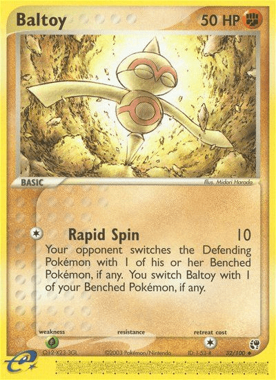 Baltoy (32/100) [EX: Sandstorm] Pokemon Single Pokémon  | Multizone: Comics And Games