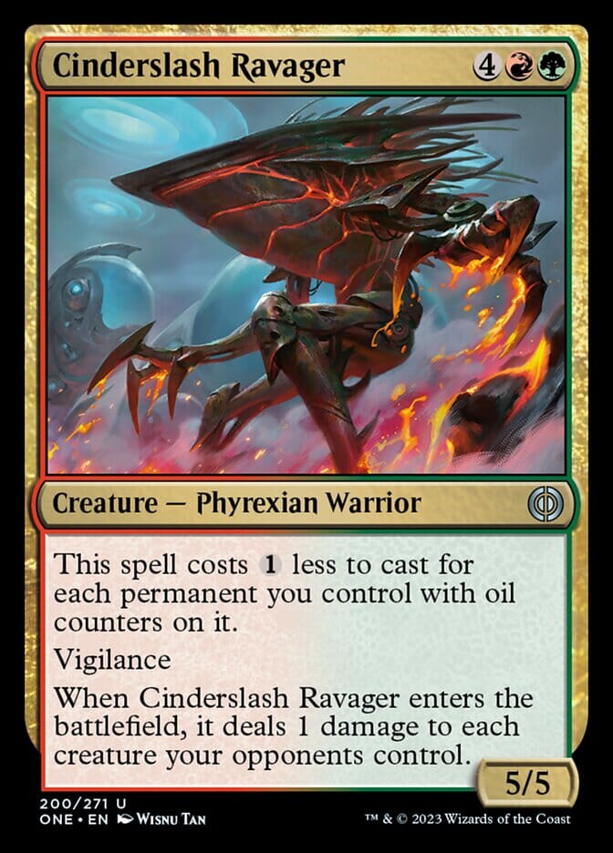 Cinderslash Ravager [Phyrexia: All Will Be One] MTG Single Magic: The Gathering  | Multizone: Comics And Games