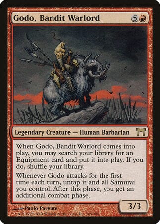 Godo, Bandit Warlord [Champions of Kamigawa] MTG Single Magic: The Gathering  | Multizone: Comics And Games