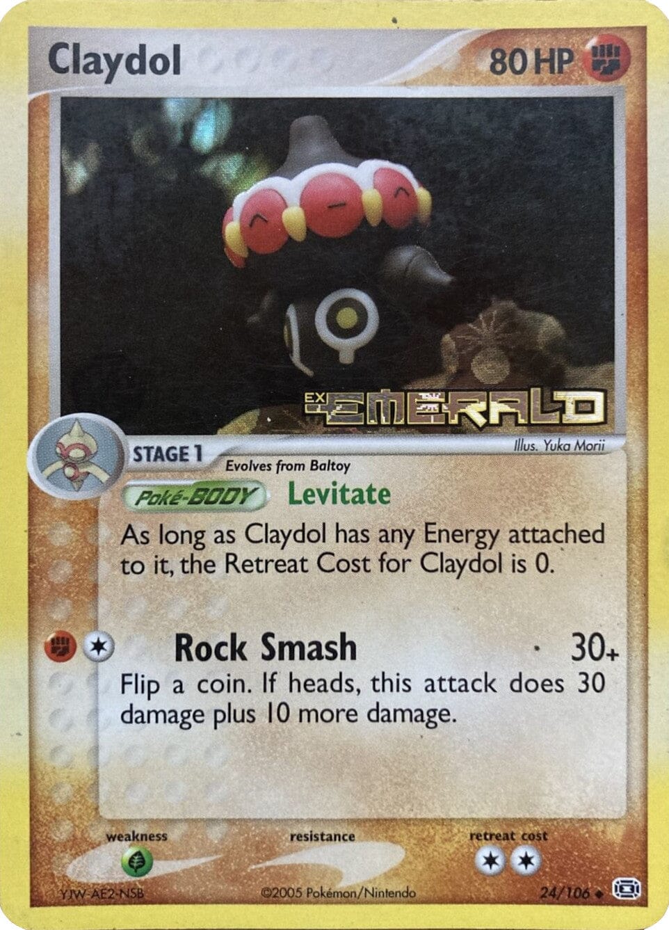 Claydol (24/106) (Stamped) [EX: Emerald] Pokemon Single Pokémon  | Multizone: Comics And Games