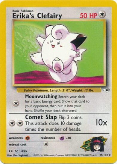 Erika's Clefairy (25/132) [Gym Heroes Unlimited] Pokemon Single Pokémon  | Multizone: Comics And Games