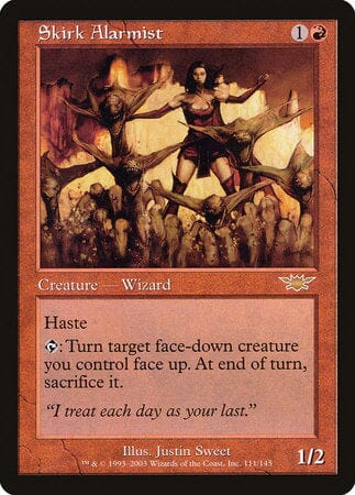 Skirk Alarmist [Legions] MTG Single Magic: The Gathering  | Multizone: Comics And Games