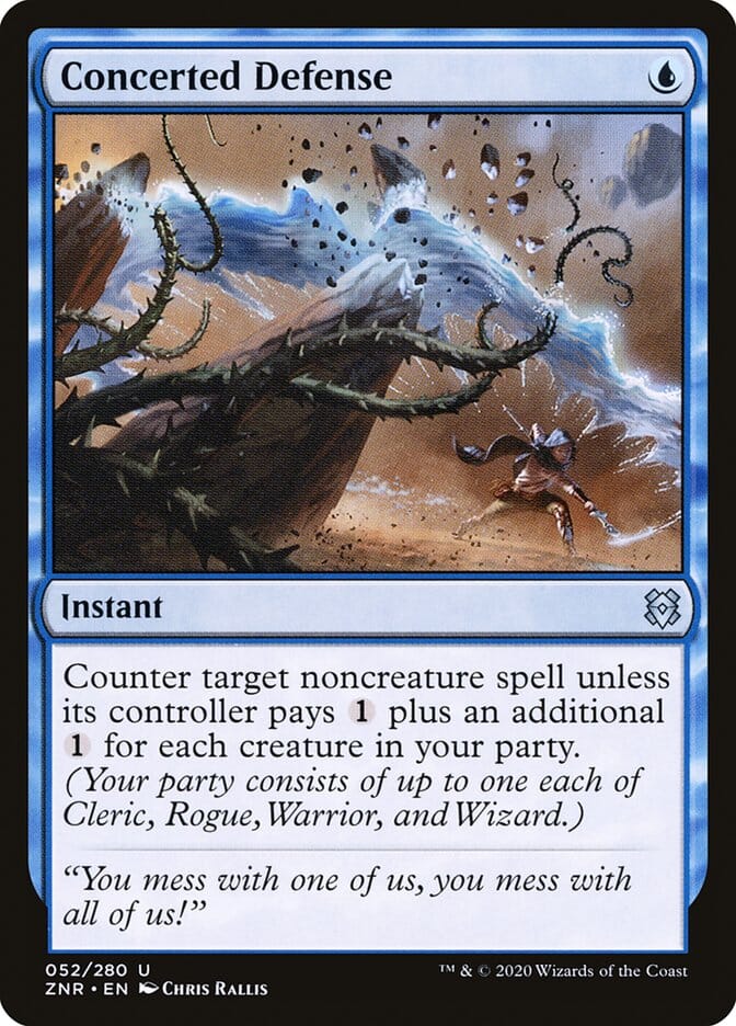 Concerted Defense [Zendikar Rising] MTG Single Magic: The Gathering  | Multizone: Comics And Games