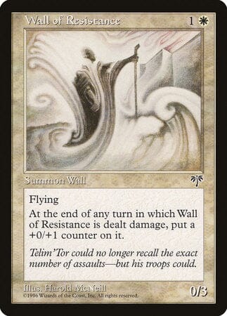 Wall of Resistance [Mirage] MTG Single Magic: The Gathering  | Multizone: Comics And Games