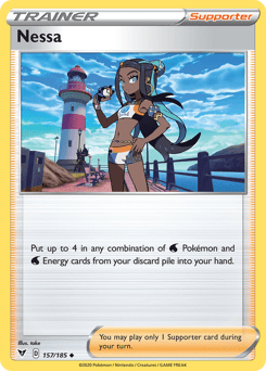 Nessa (157/185) [Sword & Shield: Vivid Voltage] Pokemon Single Pokémon  | Multizone: Comics And Games